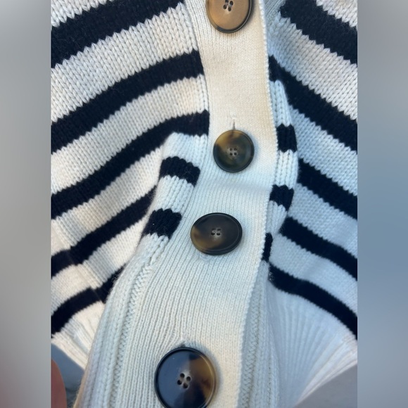Sezane Striped Wilson Cardigan - Picture 8 of 10